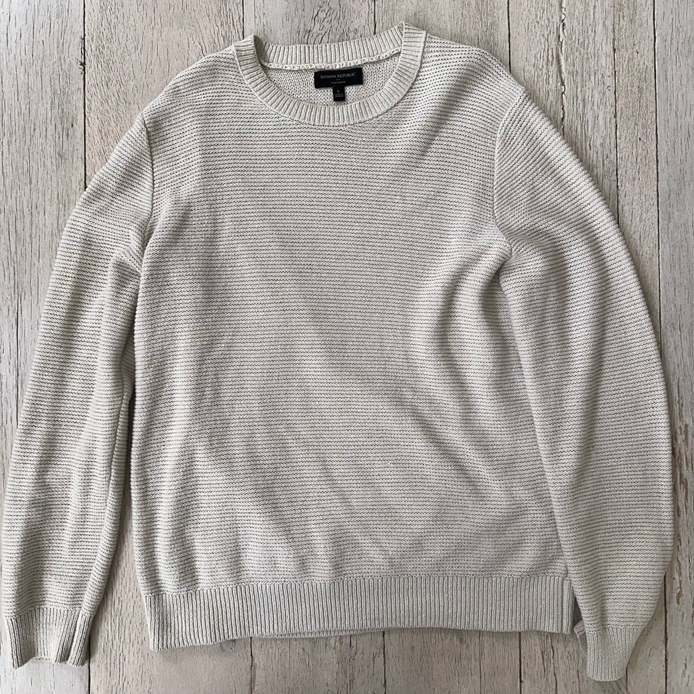 Mens knitted Banana Republic sweater